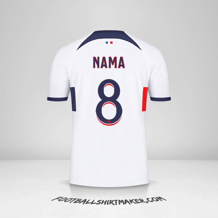 Jersey Paris Saint Germain 2023/2024 Alternatif -  nama - 8