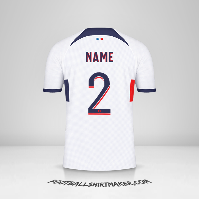 Jersey Paris Saint Germain 2023/2024 Away -  name - 2