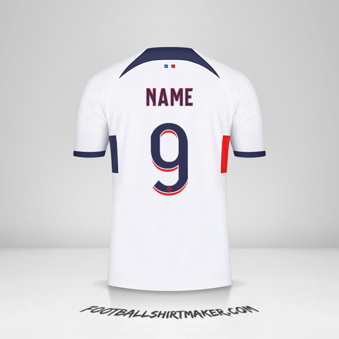 Trikot Paris Saint Germain 2023/2024 Auswärts -  name - 9
