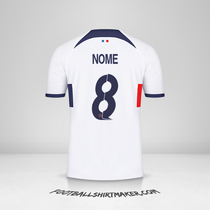 Camisola Paris Saint Germain Cup 2023/2024 Alternativa -  nome - 8