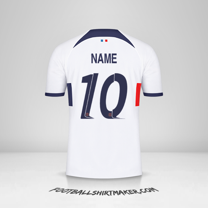 Trikot Paris Saint Germain Cup 2023/2024 Auswärts -  name - 10