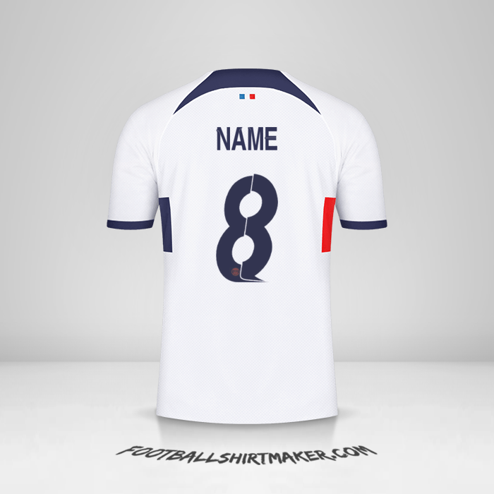 Shirt Paris Saint Germain Cup 2023/2024 Away -  name - 8