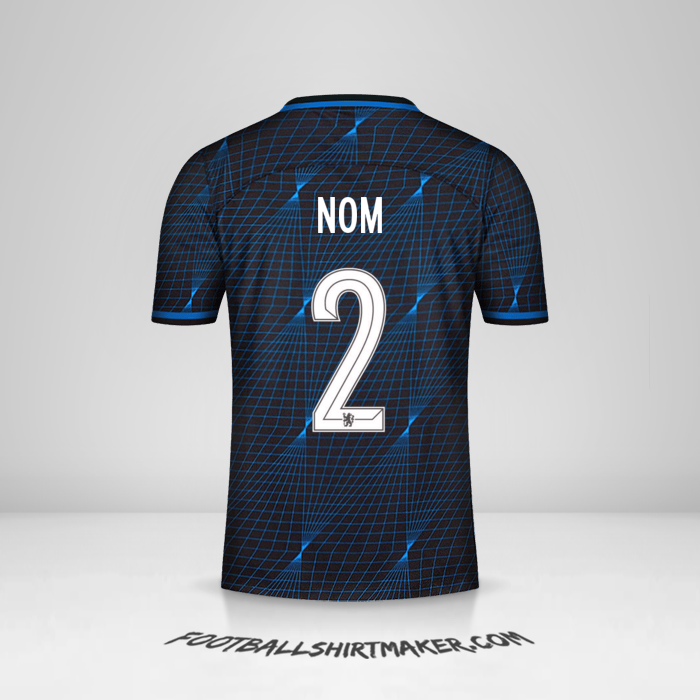 Maillot Chelsea Cup 2023/2024 Extérieur -  nom - 2