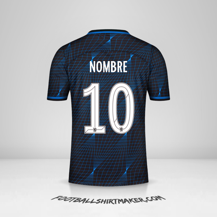 Jersey Chelsea Cup 2023/2024 Visita -  nombre - 10