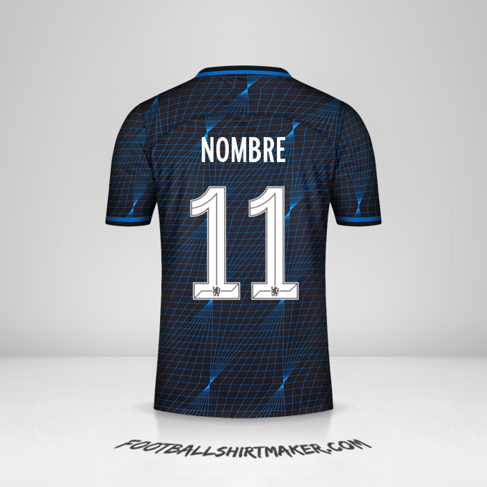 Jersey Chelsea Cup 2023/2024 Visita -  nombre - 11