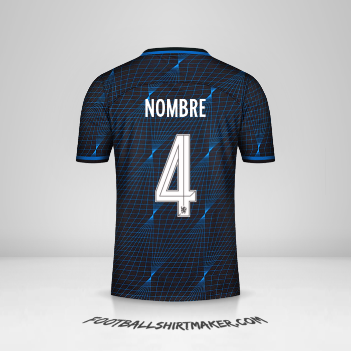 Jersey Chelsea Cup 2023/2024 Visita -  nombre - 4