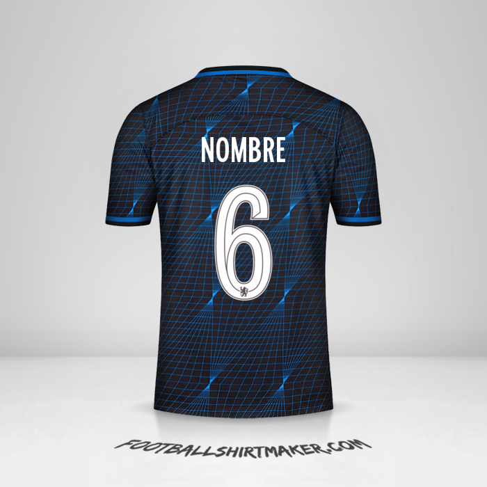 Jersey Chelsea Cup 2023/2024 Visita -  nombre - 6