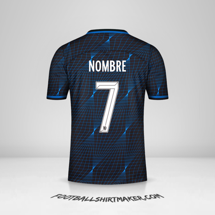 Jersey Chelsea Cup 2023/2024 Visita -  nombre - 7