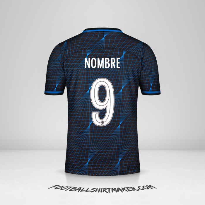 Jersey Chelsea Cup 2023/2024 Visita -  nombre - 9