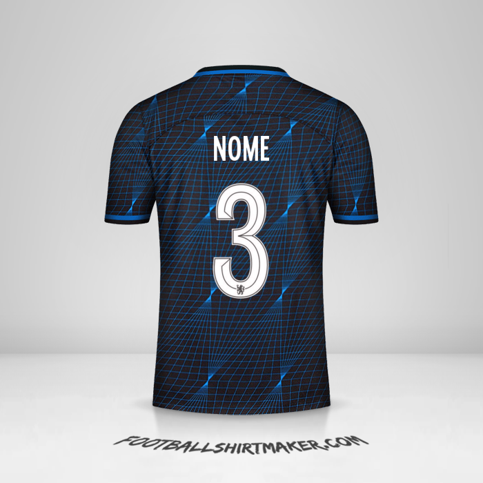 Maglia Chelsea Cup 2023/2024 Seconda -  nome - 3