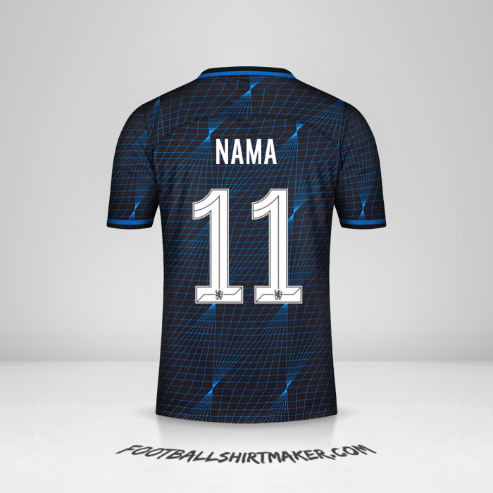 Jersey Chelsea Cup 2023/2024 Alternatif -  nama - 11