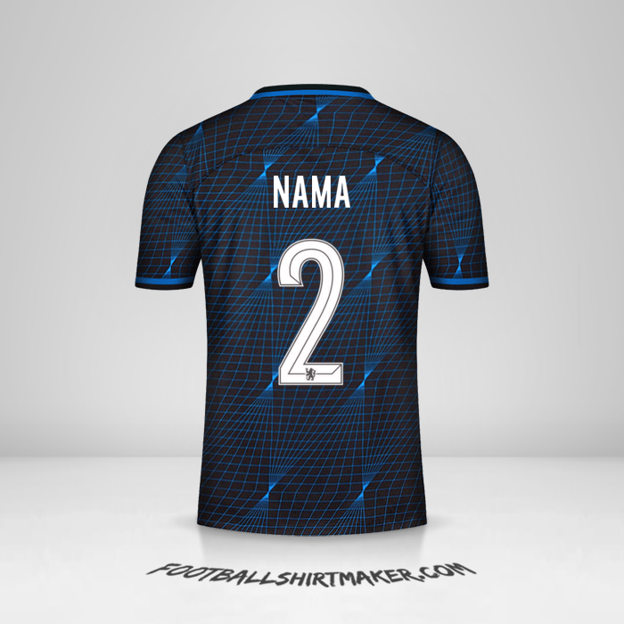 Jersey Chelsea Cup 2023/2024 Alternatif -  nama - 2