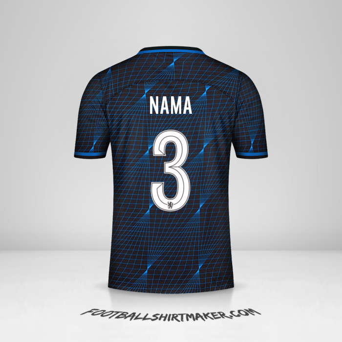 Jersey Chelsea Cup 2023/2024 Alternatif -  nama - 3