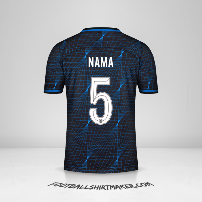 Jersey Chelsea Cup 2023/2024 Alternatif -  nama - 5