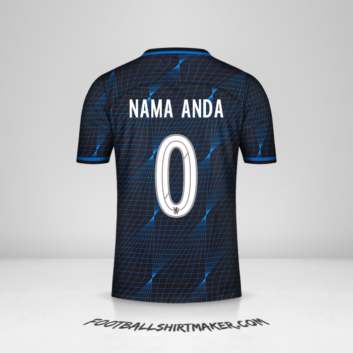 Jersey Chelsea Cup 2023/2024 II -  nama anda - 0