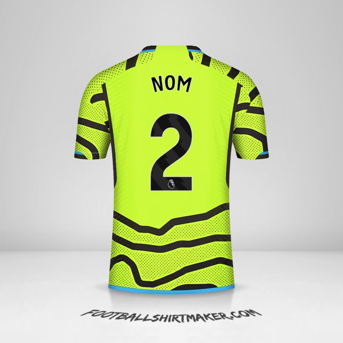 Maillot Arsenal 2023/2024 Extérieur -  nom - 2