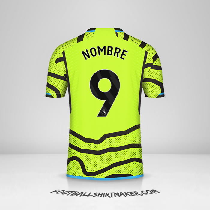 Camiseta Arsenal 2023/2024 Visita -  nombre - 9