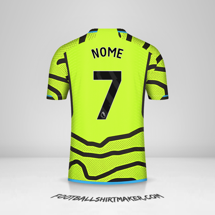 Maglia Arsenal 2023/2024 Seconda -  nome - 7