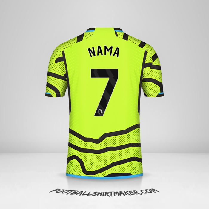Jersey Arsenal 2023/2024 Alternatif -  nama - 7