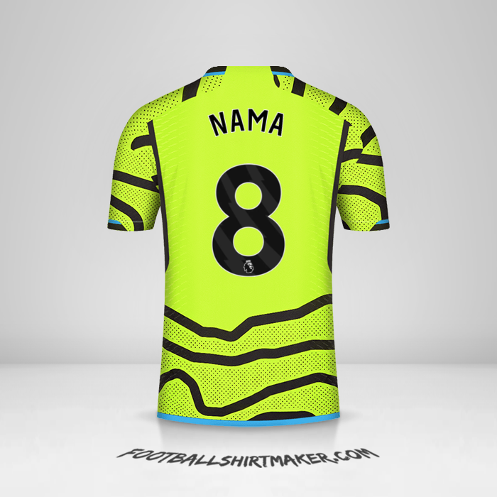 Jersey Arsenal 2023/2024 Alternatif -  nama - 8