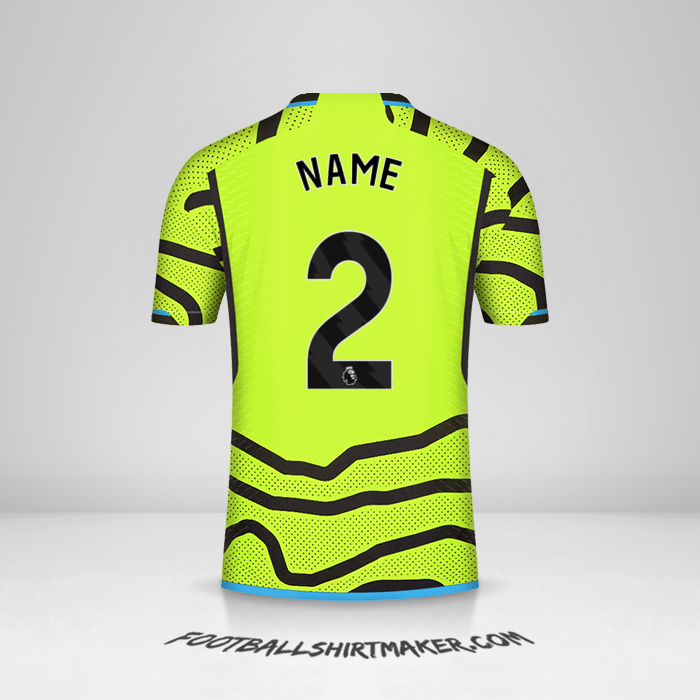 Trikot Arsenal 2023/2024 Auswärts -  name - 2
