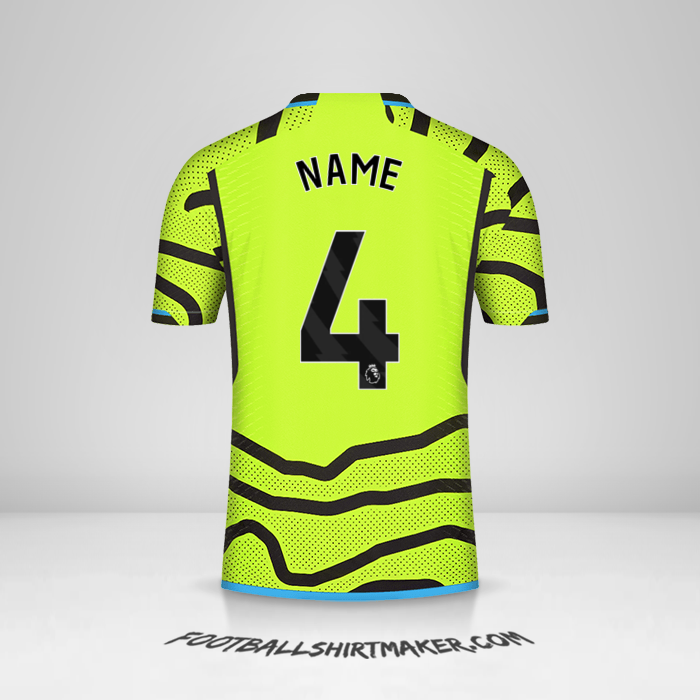 Trikot Arsenal 2023/2024 Auswärts -  name - 4
