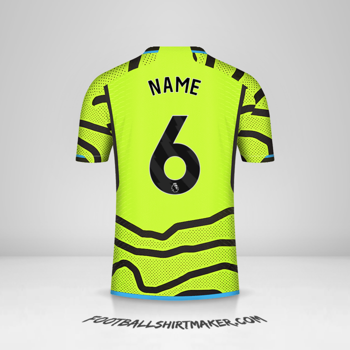 Jersey Arsenal 2023/2024 Away -  name - 6