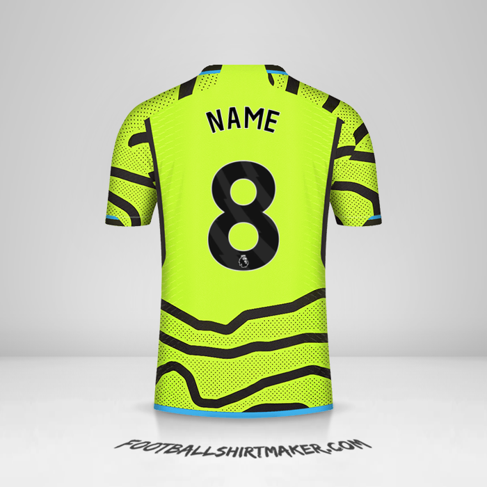 Jersey Arsenal 2023/2024 Away -  name - 8