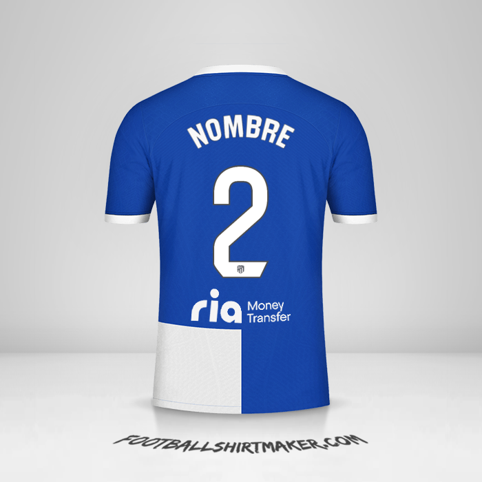 Camiseta Atletico Madrid 2023/2024 Visita -  nombre - 2