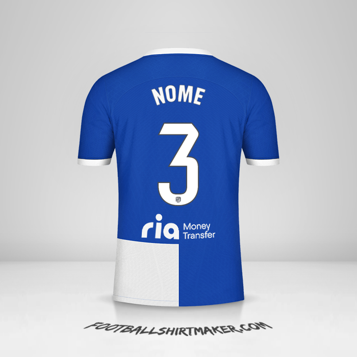 Maglia Atletico Madrid 2023/2024 Seconda -  nome - 3
