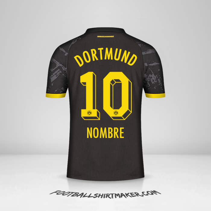 Jersey Borussia Dortmund 2023/2024 Visita -  nombre - 10