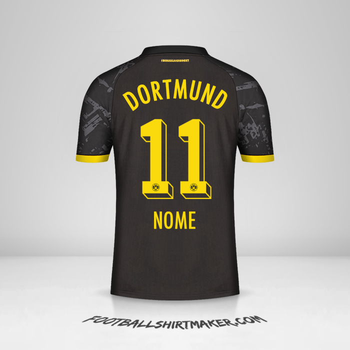 Maglia Borussia Dortmund 2023/2024 Seconda -  nome - 11