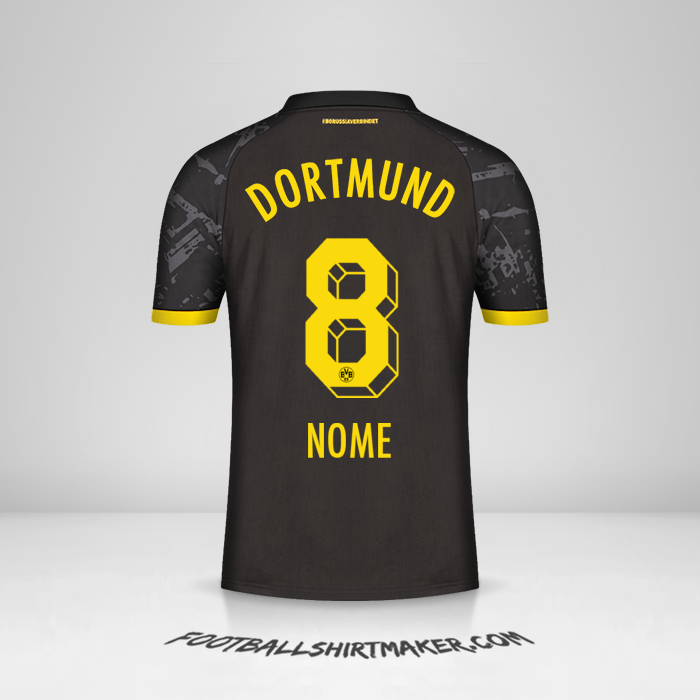 Camisola Borussia Dortmund 2023/2024 Alternativa -  nome - 8