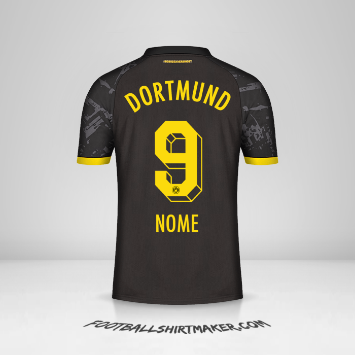 Camisa Borussia Dortmund 2023/2024 Alternativa -  nome - 9