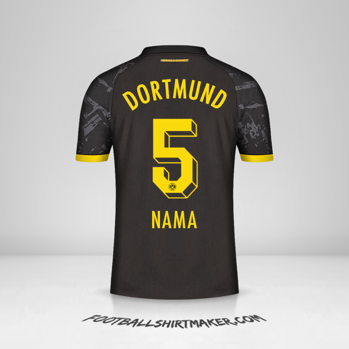 Jersey Borussia Dortmund 2023/2024 Alternatif -  nama - 5
