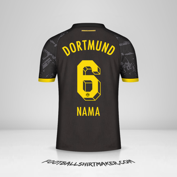 Jersey Borussia Dortmund 2023/2024 Alternatif -  nama - 6