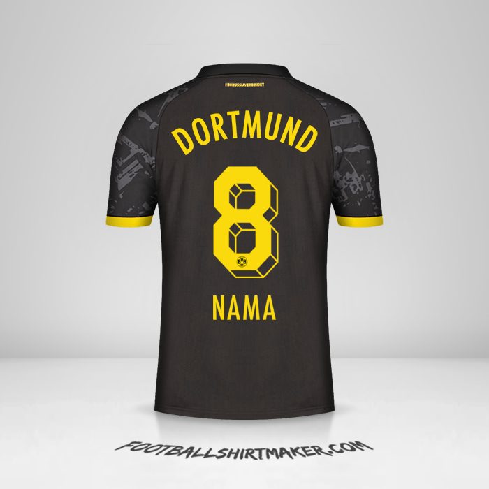 Jersey Borussia Dortmund 2023/2024 Alternatif -  nama - 8
