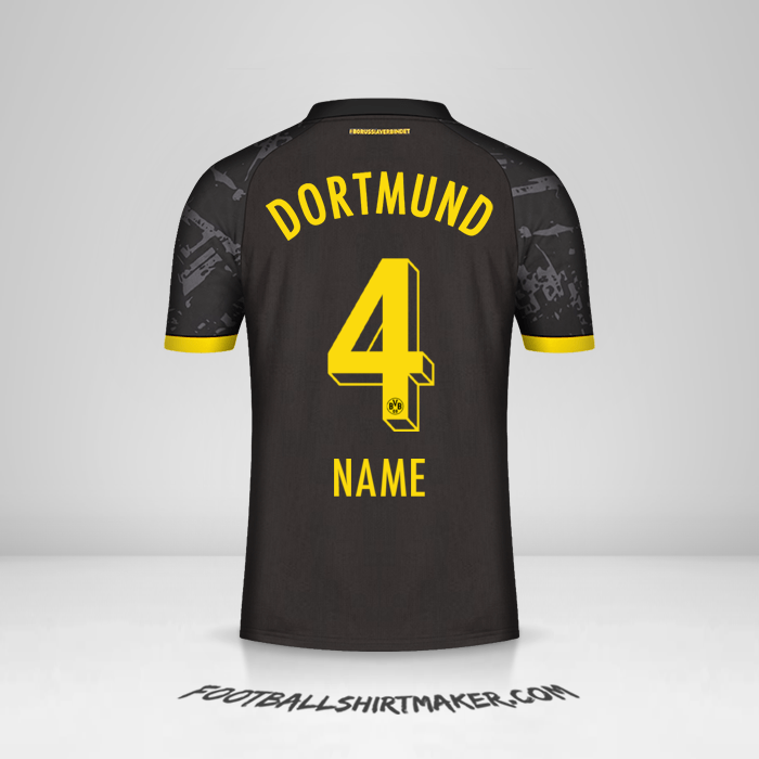 Shirt Borussia Dortmund 2023/2024 Away -  name - 4