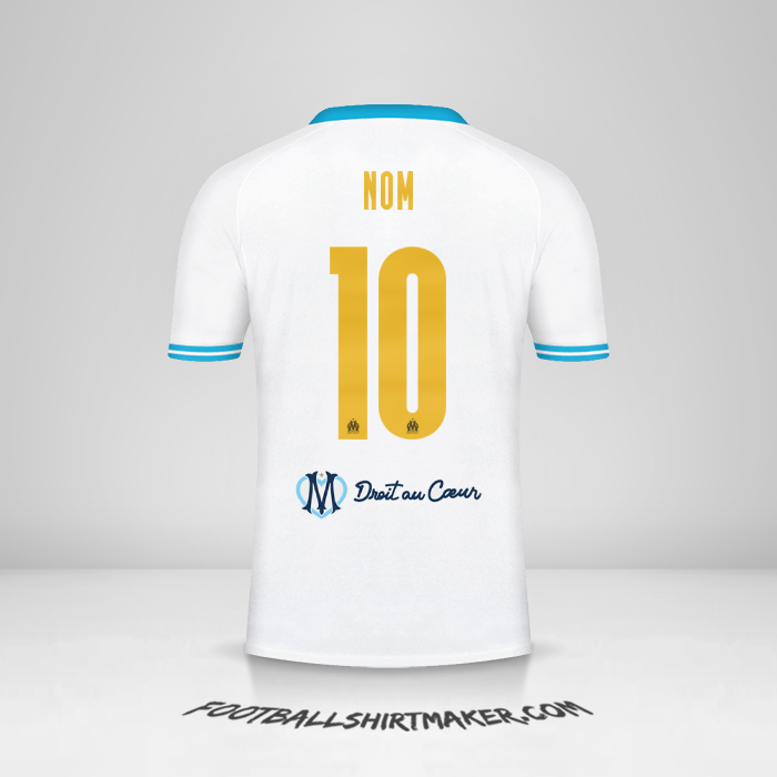 Maillot Olympique de Marseille Cup 2023/2024 -  nom - 10