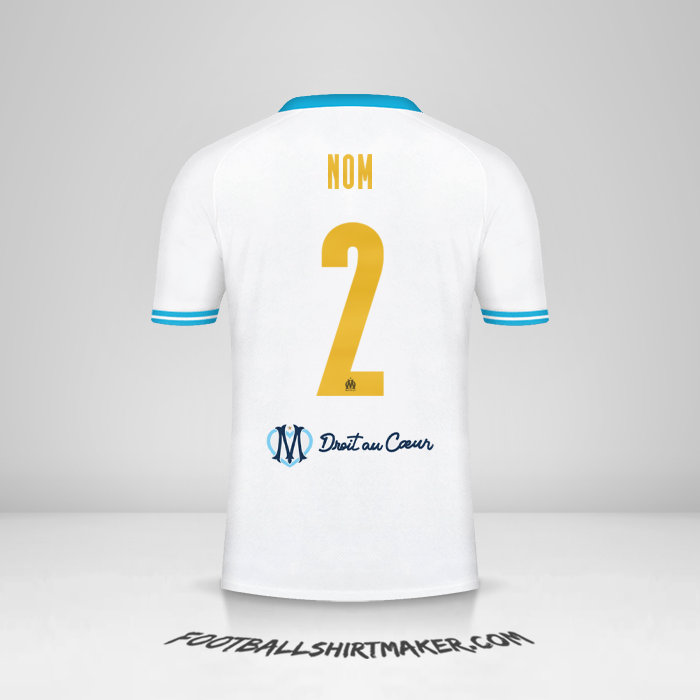 Maillot Olympique de Marseille Cup 2023/2024 -  nom - 2