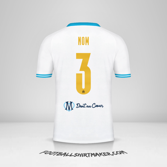 Maillot Olympique de Marseille Cup 2023/2024 -  nom - 3