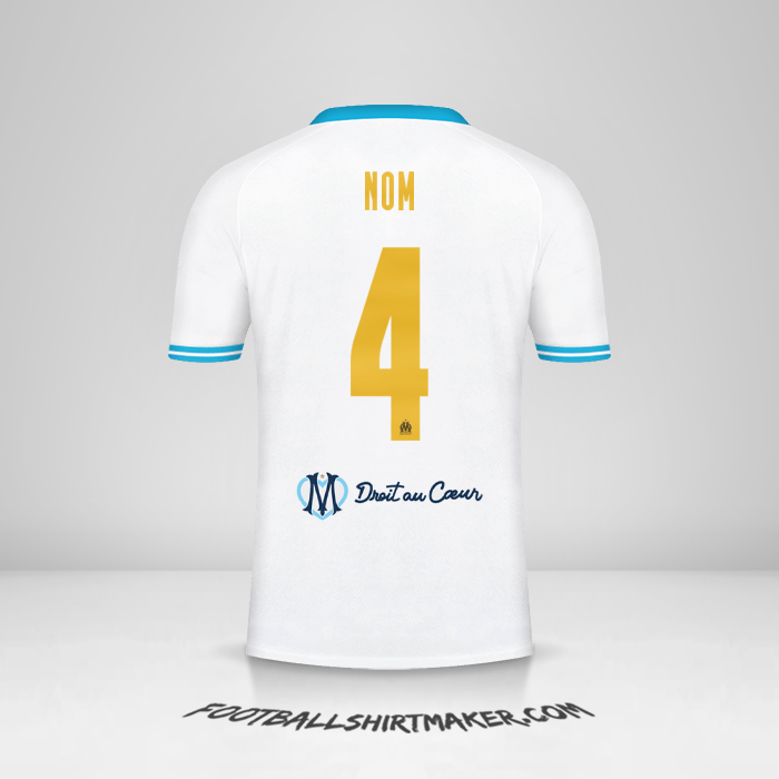 Maillot Olympique de Marseille Cup 2023/2024 -  nom - 4