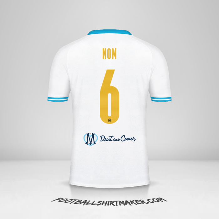 Maillot Olympique de Marseille Cup 2023/2024 -  nom - 6