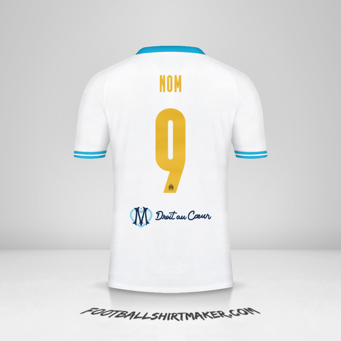 Maillot Olympique de Marseille Cup 2023/2024 -  nom - 9