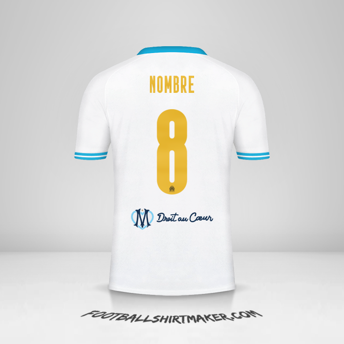 Jersey Olympique de Marseille Cup 2023/2024 -  nombre - 8