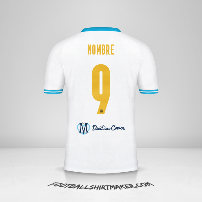 Camiseta Olympique de Marseille Cup 2023/2024 -  nombre - 9