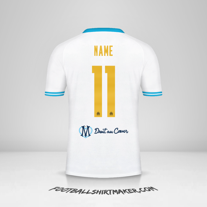 Trikot Olympique de Marseille Cup 2023/2024 -  name - 11