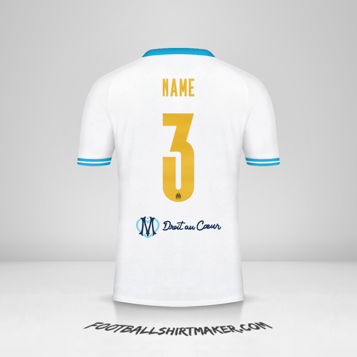Trikot Olympique de Marseille Cup 2023/2024 -  name - 3