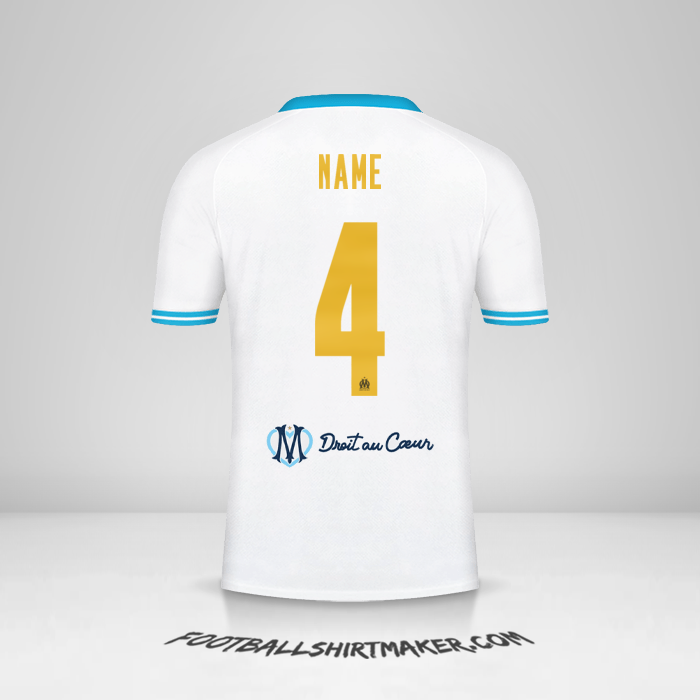 Jersey Olympique de Marseille Cup 2023/2024 -  name - 4