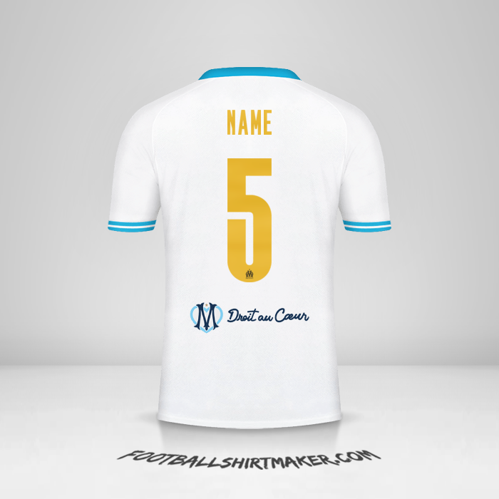 Jersey Olympique de Marseille Cup 2023/2024 -  name - 5